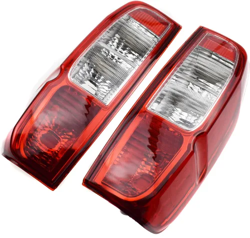Miniatura 6 de Cubierta de la lámpara de la luz trasera trasera izquierda y derecha trasera para Nissan D40 Navara Frontier Pickup 2005-2012