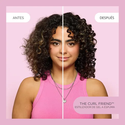 Miniatura 3 de Cake Beauty - Moldeador de rizos de gel a espuma, The Curl Friend – Gel definidor de rizos de alta sujeción, protección para el encrespamiento
