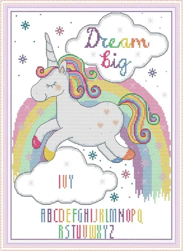 Miniatura 14 de ITSTITCH Kits de punto de cruz estampados para principiantes, gama completa de punto de cruz con patrón preimpreso para niños o adultos, kits