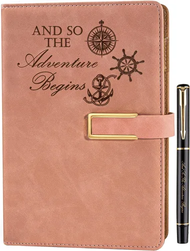 Miniatura 21 de Fanery sue Tree of Life - Diario de escritura recargable para mujeres y hombres, cuaderno de tapa dura de piel sintética, A5, rayado universitario