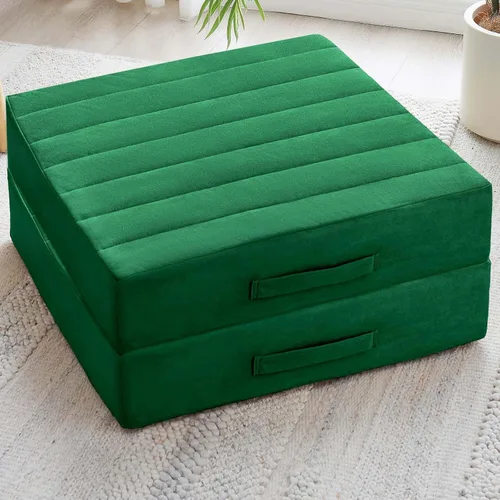 Miniatura 36 de JKMAX 2 Piezas Almohadas de Espuma de Alta Densidad para Piso - Almohadas Grandes Mejoradas para Asientos de Adultos - Cojín de Piso para Exteriores