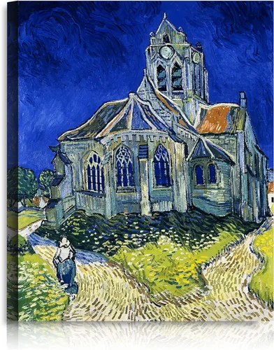 Miniatura 117 de A&T ARTWORK Noche estrellada sobre el Ródano de Vincent Van Gogh. Tamaño del marco: 36 x 30 pulgadas, tamaño de la imagen: 30 x 24 pulgadas