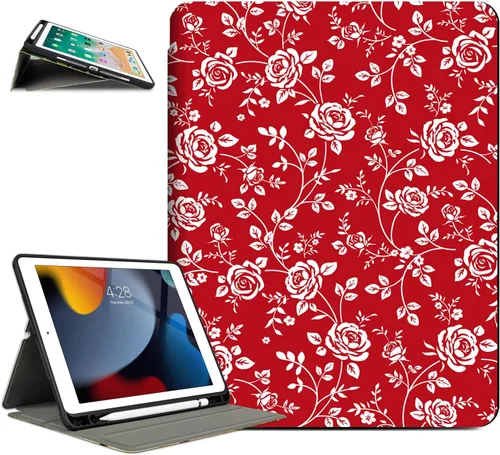 Miniatura 17 de Funda para iPad 9Th / 7Th / 8ª generación, para iPad 10.2, funda protectora a prueba de golpes, visión multiángulo, soporte ajustable, encendido