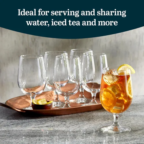 Miniatura 2 de Libbey Entertaining Essentials - Juego de 6 vasos de agua transparentes multiusos, aptos para lavavajillas, vasos de 16 onzas para fiestas