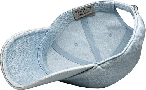 Miniatura 5 de Gorra de béisbol de perfil bajo, ajustable, lisa, clásica, de algodón, estilo polo en blanco, sin estructura