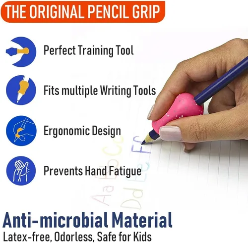 Miniatura 8 de The Pencil Grip Agarres de Lápiz con Purpurina 6 Piezas, Agarres de Lápiz para Escritura de Niños, Agarre Ergonómico de Bolígrafo para Diestros