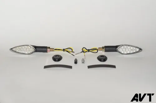 Miniatura 3 de AVT Señales de giro LED delanteras FZ-07, FZ-09, FZ8, R3, FZ1