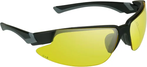 Miniatura 10 de ProSPORT - Gafas de sol amarillas de seguridad Z87 para hombres y mujeres, protección nocturna, antirreflejos, conducción Barricade - Se adapta a