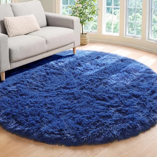 Miniatura 57 de ONASAR - Alfombra de pasillo negra de 2 x 6 pies, esponjosa, lavable, ultrasuave, afelpada, peluda, tapete para bebés, dormitorio de niños, armario