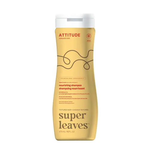 Miniatura 9 de ATTITUDE - Champú Ultra-Nutritivo para Cabello Rizado con Manteca de Karité, Verificado por EWG, Vegano y de Origen Natural para Tipo de Rizo 4a