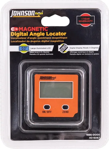 Miniatura 3 de Johnson Level & Tool 1886-0000 Localizador de Ángulo Magnético Digital con 2 Botones, Naranja, 1 Localizador
