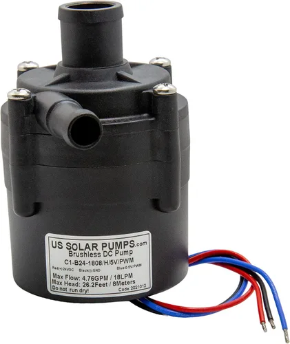 Miniatura 5 de C1AH 12V 20L para modelo tardío Aqiua caliente con 2 abrazaderas de manguera