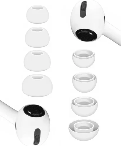 Miniatura 6 de Almohadillas de repuesto para AirPods Pro, JNSA Air Pods Pro Covers Air Pods Pro, almohadillas de silicona para los oídos, 3 pares, tamaño pequeño
