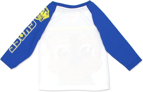 Miniatura 3 de Paw Patrol Nickelodeon Chase or Marshall - Camisetas para niños pequeños, azulrojoblanco