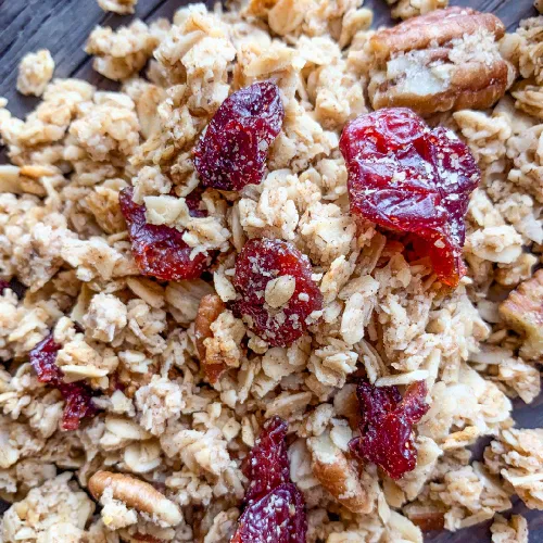 Miniatura 5 de Mrs. Barr's Natural Foods Granola Cereza y Nuez Avena orgánica certificada sin gluten Textura suave Lote pequeño Calidad gourmet