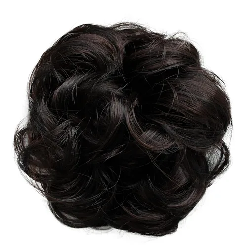 Miniatura 45 de CAISHA by Prettyshop Hairpiece Scrunchy Updo Bridal Peinado Voluminoso Ondulado Moño Desordenado Mezcla Rubio G13AL