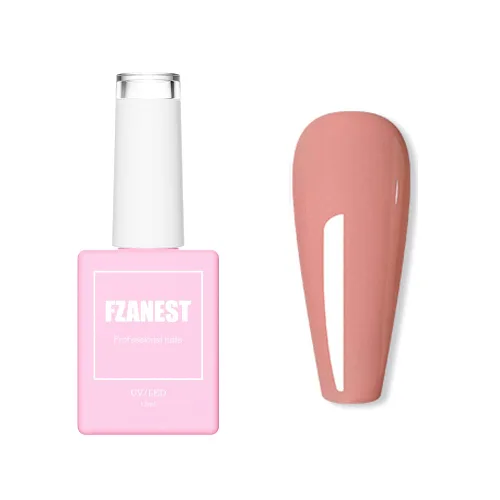 Miniatura 9 de FZANEST Esmalte de uñas en gel azul bebé, color de verano amarillo esmalte en gel para arte de uñas removible LED UV #D15
