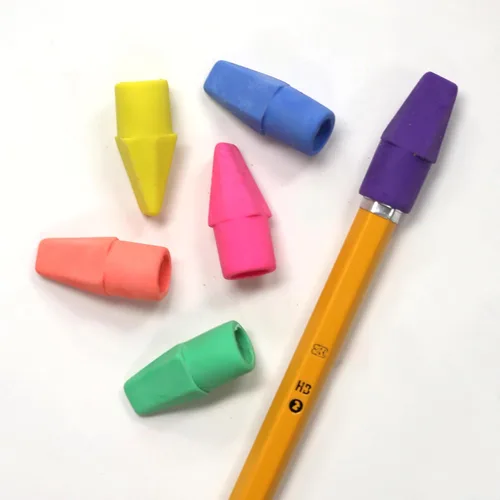 Miniatura 7 de BAZIC PRODUCTS Lápiz preafilado #2 HB, borrador sin látex, lápices amarillos preafilados sin madera, para examen, escuela, oficina (12/paquete), 1