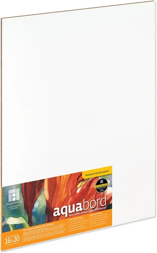 Miniatura 10 de Ampersand Art Supply Aquabord - Panel de pintura de acuarela, superficie altamente absorbente para acuarela, gouache y caseína de 8 x 8 pulgadas