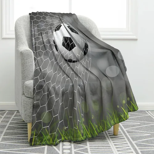 Miniatura 9 de Jekeno Manta de fútbol americano, regalos para niños, hijos, hombres, papá, marido, cumpleaños, Navidad, fiesta, decoración temática deportiva