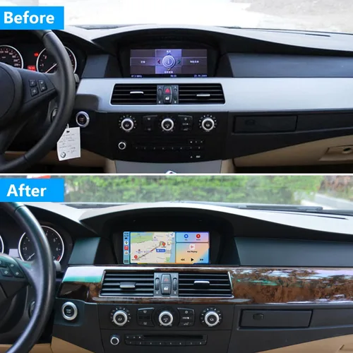 Miniatura 2 de PEMP Pantalla Linux de 8.8 pulgadas para BMW E60 E90 CCC con cable e inalámbrico CarPlay Retrofit Android Auto Display Mirror Link Car Radio