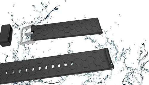 Miniatura 2 de FitTurn Compatible con Michael Kors Access Bradshaw - Correa de repuesto para reloj inteligente de 0.866 in de silicona de liberación rápida