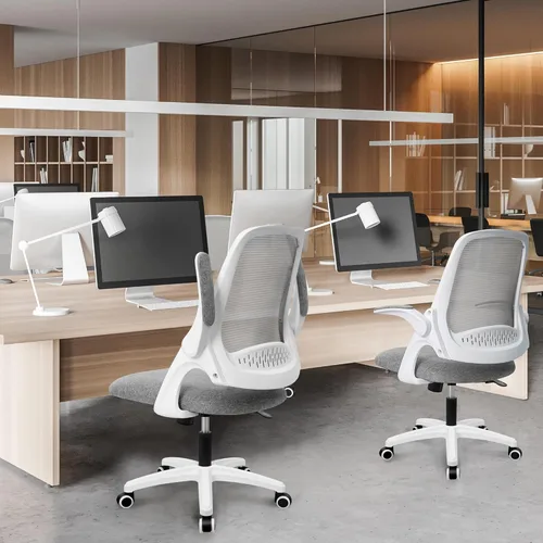 Miniatura 7 de NEO CHAIR Escritorio de oficina para videojuegos, silla ergonómica para computadora con soporte lumbar para la espalda, ruedas giratorias de altura