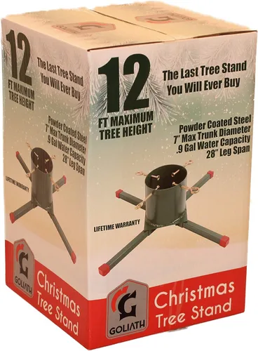 Miniatura 7 de Goliath Soporte de acero soldado para árbol de Navidad para árboles vivos de 5 a 12 pies
