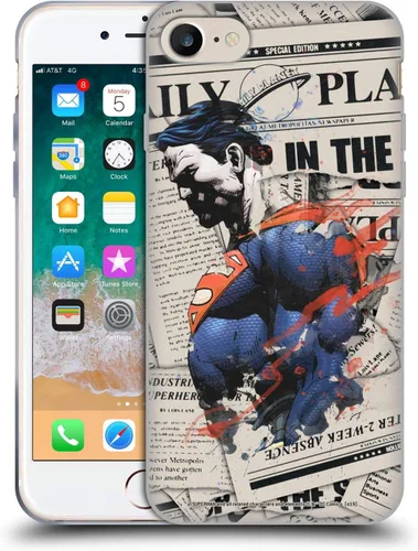 Miniatura 32 de Head Case Designs Officially Licensed Superman DC Comics Collage 80th Anniversary Gel Case [Military Grade Protection] Compatible with Apple iPhone