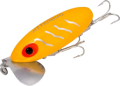 Miniatura 8 de Arbogast Jitterbug Topwater Bass - Señuelo de pesca para pesca nocturna Fire Tiger