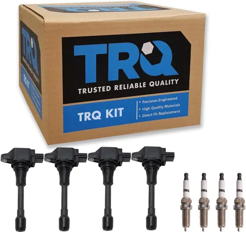 Miniatura 119 de Kit de Bobina de Encendido y Bujía TRQ 8 Piezas Bujías de Iridio Compatibles con Mercedes-Benz C250 2012-2015 y SLK250 2012-2015