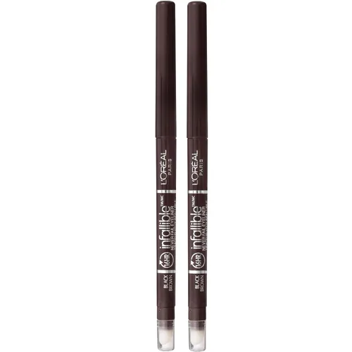 Miniatura 7 de Delineador infalible nunca falla L'Oréal Paris, Carbon Black Negro carbón
