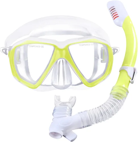 Miniatura 8 de Gafas de natación para niños, máscara de buceo para jóvenes, antifugas, antivaho, cubierta de nariz, máscara de buceo de visión amplia transparente