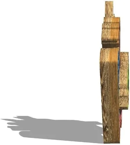 Miniatura 2 de Imán de Sacramento de los E.E.U.U. Imán del refrigerador de madera 3D hitos de viaje coleccionable recuerdos decoración hecho a mano 2
