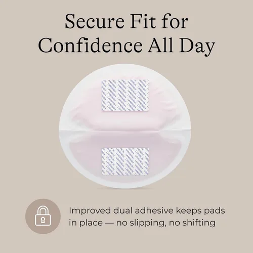 Miniatura 6 de Lansinoh Stay Dry Almohadillas de lactancia desechables, suaves y súper absorbentes, almohadillas para el pecho, artículos esenciales