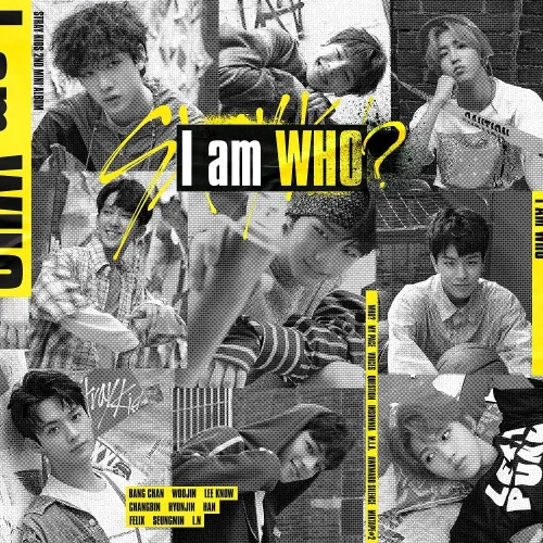 Stray Kids - I am WHO [RANDOM ver.] (2º Mini Álbum) CD+Photobook+3 tarjetas de fotos QR+póster+póster plegable del grupo oficial+tarjeta de