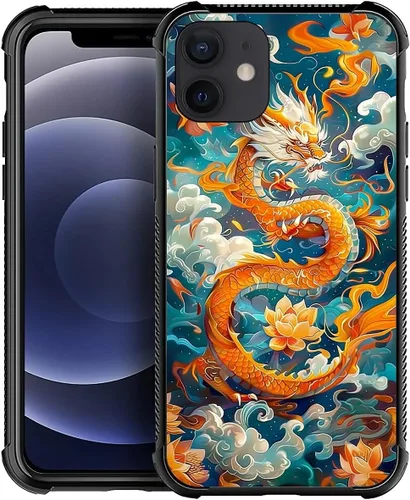 Miniatura 102 de CARLOCA Funda para iPhone XR, diseño de jirafa de cristal, ultra protección, a prueba de golpes, silicona suave TPU antideslizante para iPhone XR