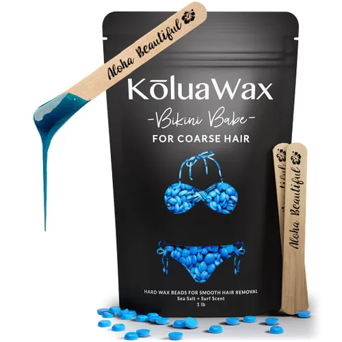 Miniatura 9 de KoluaWax Perlas de cera dura para depilación – Fórmula de cabello grueso – cara, brasileño, axilas, espalda, pecho, depilación de bikini – fruta
