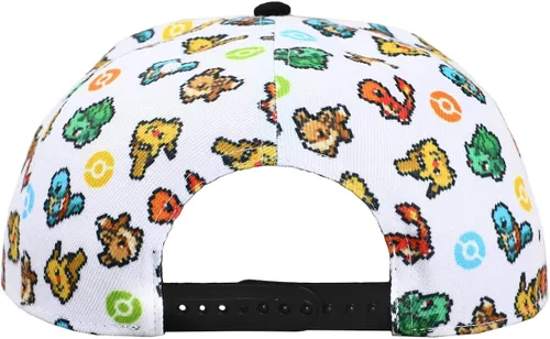 Miniatura 4 de Pokemon Starters - Sombrero blanco Snapback, Blanco