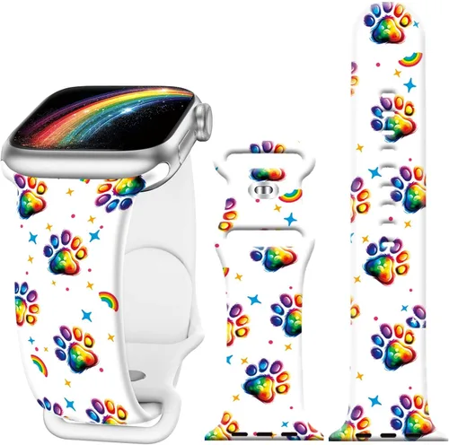 Miniatura 11 de Bandas de reloj de vacaciones compatibles con Apple Watch para mujeres y hombres de 38mm 40mm 41mm 42mm 44mm 45mm 46mm 49mm, para iPhone, iWatch