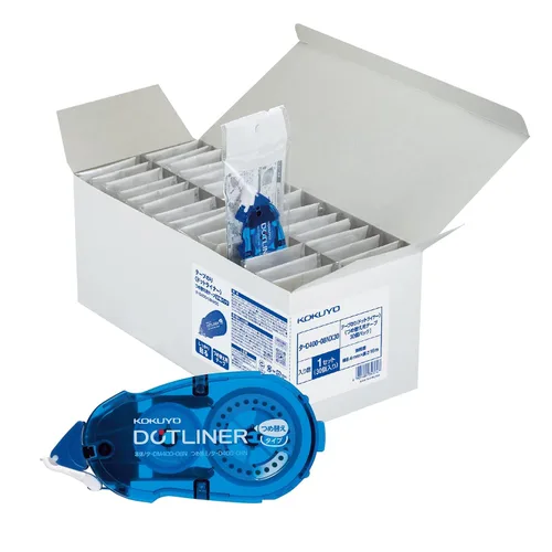 KOKUYO Recambio de cinta adhesiva para álbumes de recortes, paquete de 30 rodillos de cinta de doble cara de 52.5 pies x 0.33 pulgadas para