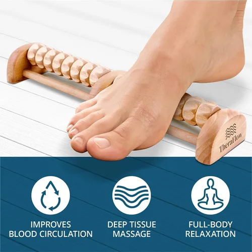 Miniatura 2 de * Nuevo * TheraFlow, rodillo masajeador de pies - fascitis plantar y alivio de los puntos desencadenantes del dolor del pie - Herramienta