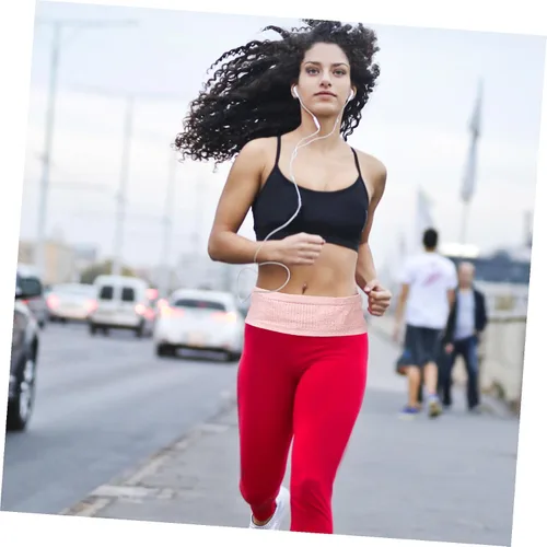 Miniatura 5 de STOBAZA Riñonera transpirable para correr con correa ajustable para mujeres y hombres, bolsa de cintura de fitness de gran capacidad para ciclismo