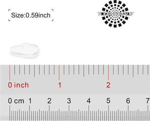 Miniatura 4 de Piezas de almohadillas de nariz de repuesto para gafas de sol Oakley Contrail OO4147 transparentes