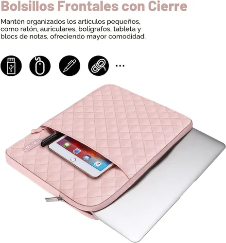 Miniatura 2 de MOSISO Funda para Laptop 13.3 pulgadas, Funda para Laptop de 13-13.3 pulgadas Compatible con MacBook Air/Pro 13 / Pro 14, HP Dell Acer ASUS Lenovo