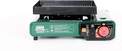 Miniatura 7 de King Kooker Mr. Outdoors Cookout Modelo # MOC13S Estufa de butano individual con bolsa de transporte, verde, grande