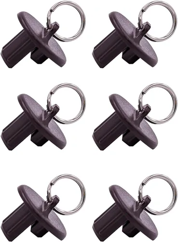 Miniatura 16 de Paquete de 5 tapas universales con anillo de tracción, piezas de repuesto para persianas enrollables para exteriores e interiores (beige)