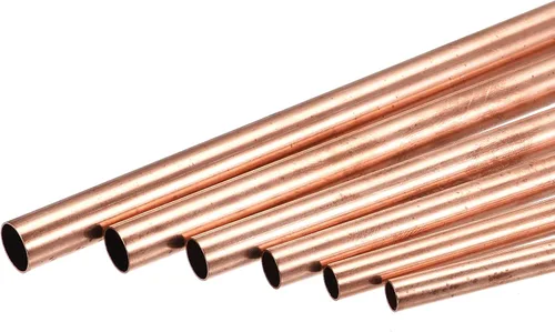 uxcell Tubo de Cobre, 2mm 3mm 4mm 5mm 6mm 7mm DE x 0.2mm de espesor de pared 200mm de longitud Tubo metálico, paquete de 6