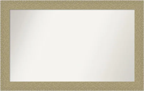 Miniatura 114 de Amanti Art Espejo de pared personalizado no biselado (24.25 x 24.25 pulgadas), marco dorado de mosaico, varios tamaños personalizados, espejo