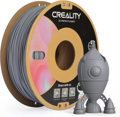 Miniatura 63 de Creality Filamento de madera PLA de 4.4 lbs, filamento de impresora 3D de 0.069 in, textura seda suave, dureza, filamento de impresión de carrete